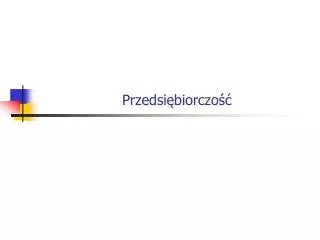 przedsi biorczo