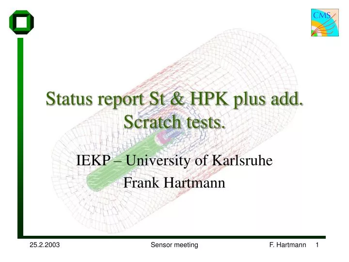 status report st hpk plus add scratch tests