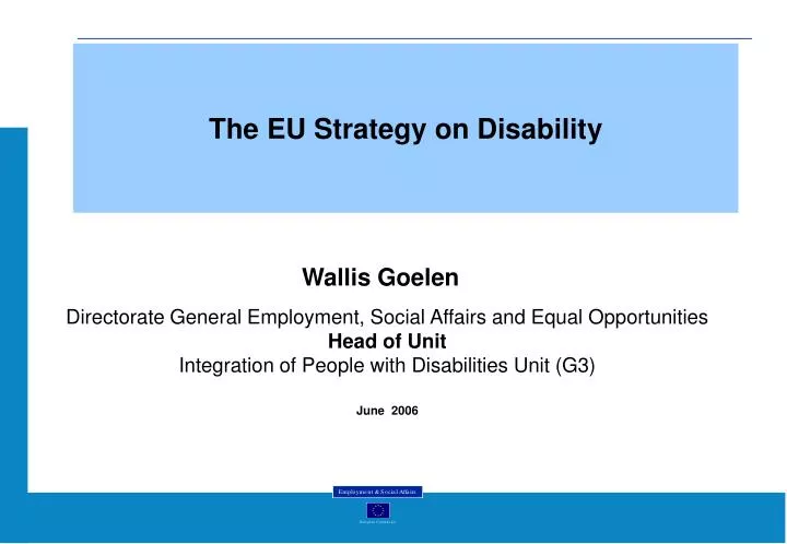 the eu strategy on disability
