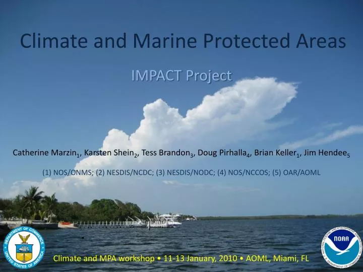 climate and marine protected areas