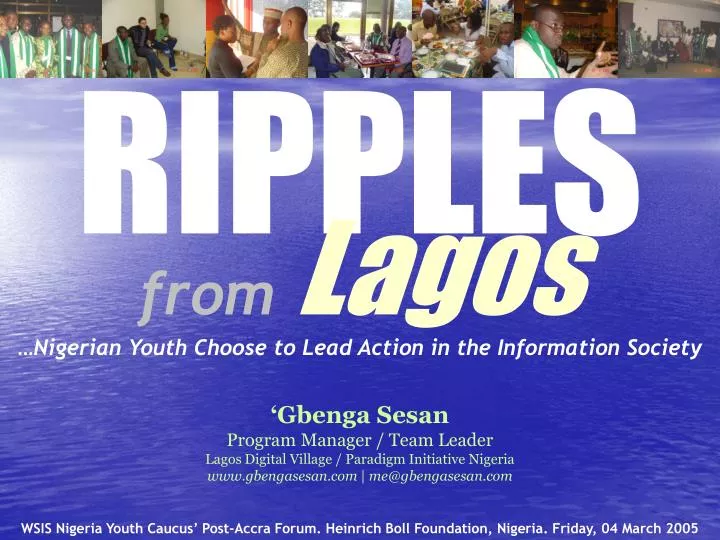 ripples from lagos
