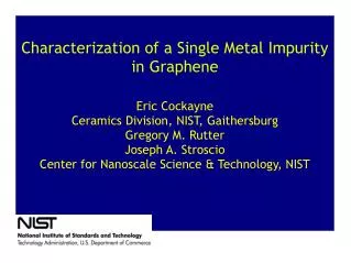 Characterization of a Single Metal Impurity in Graphene