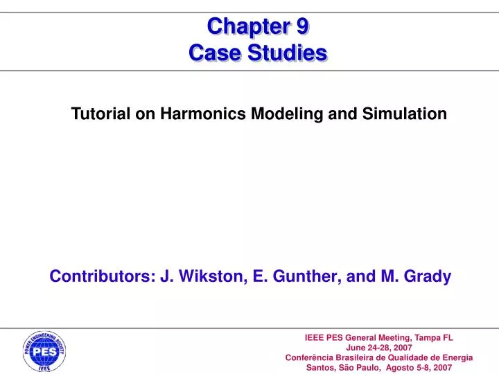 chapter 9 case studies