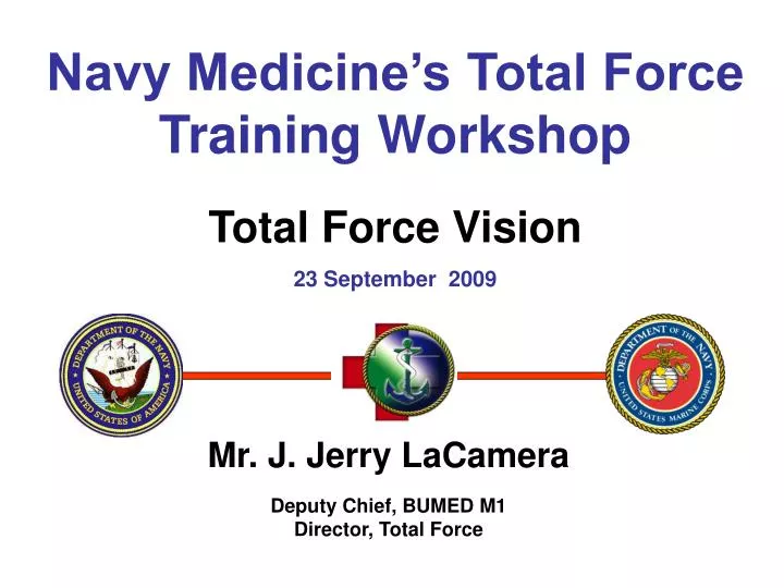 navy medicine s total force training workshop