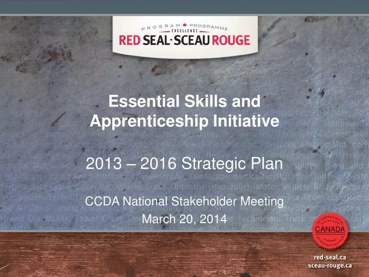 essential skills and apprenticeship initiative