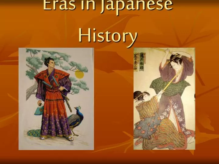 eras in japanese history