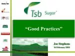 “Good Practices” - slide 1