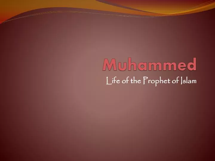 muhammed