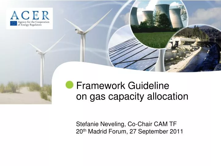 framework guideline on gas capacity allocation