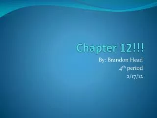 Chapter 12!!!