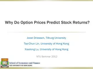 Why Do Option Prices Predict Stock Returns?