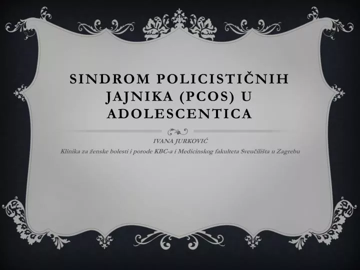 sindrom policisti nih jajnika pcos u adolescentica