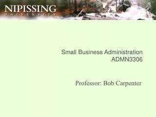 Small Business Administration ADMN3306