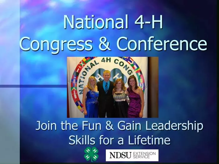 national 4 h congress conference