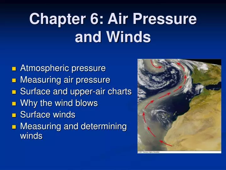 chapter 6 air pressure and winds