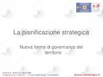 La pianificazione strategica - slide 1