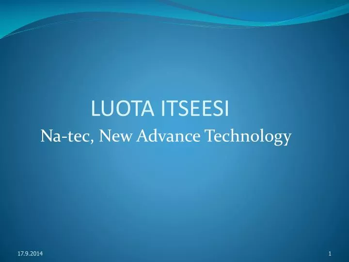 luota itseesi