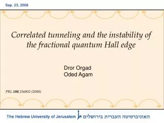Correlated tunneling and the instability of the fractional quantum Hall edge