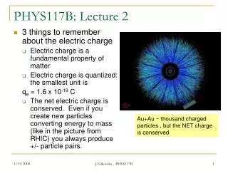 PHYS117B: Lecture 2