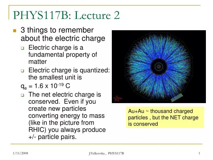 phys117b lecture 2