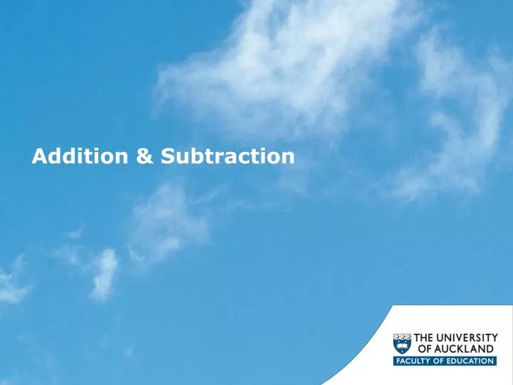 addition subtraction