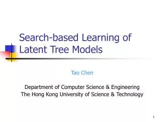 Search-based Learning of Latent Tree Models
