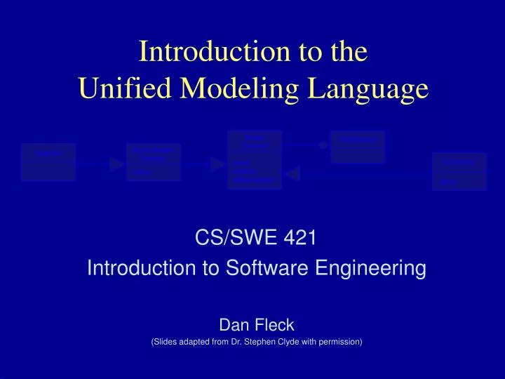 introduction to the unified modeling language