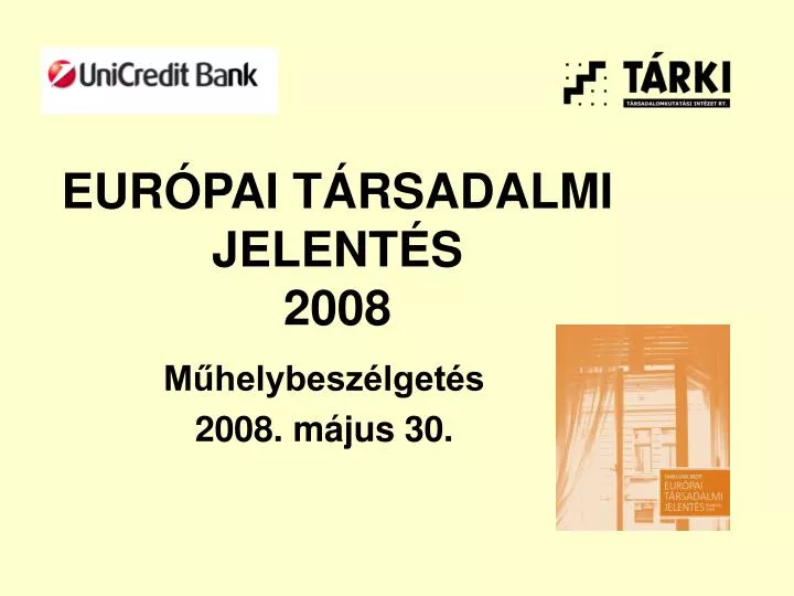 eur pai t rsadalmi jelent s 2008