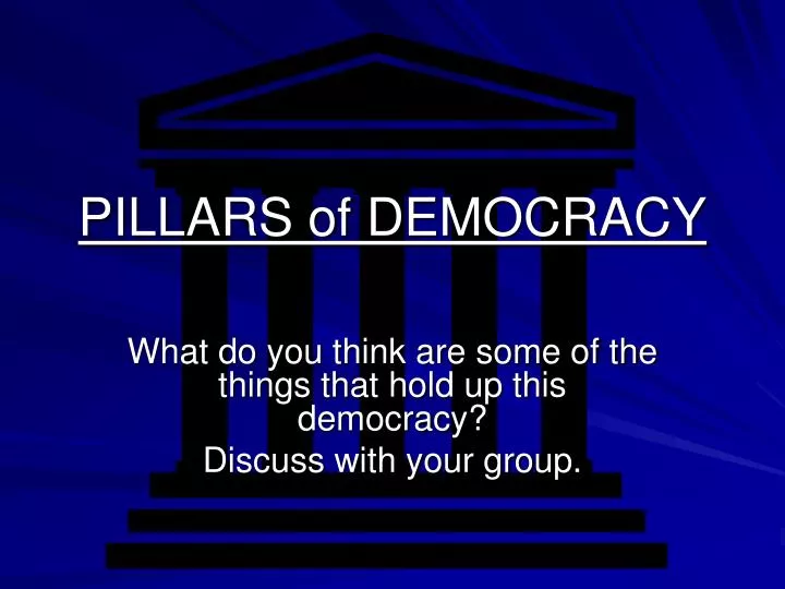 pillars of democracy