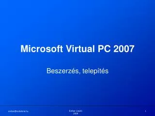 microsoft virtual pc 2007