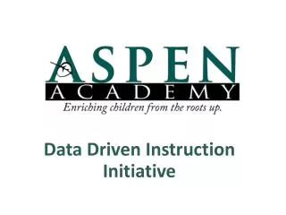 Data Driven Instruction Initiative