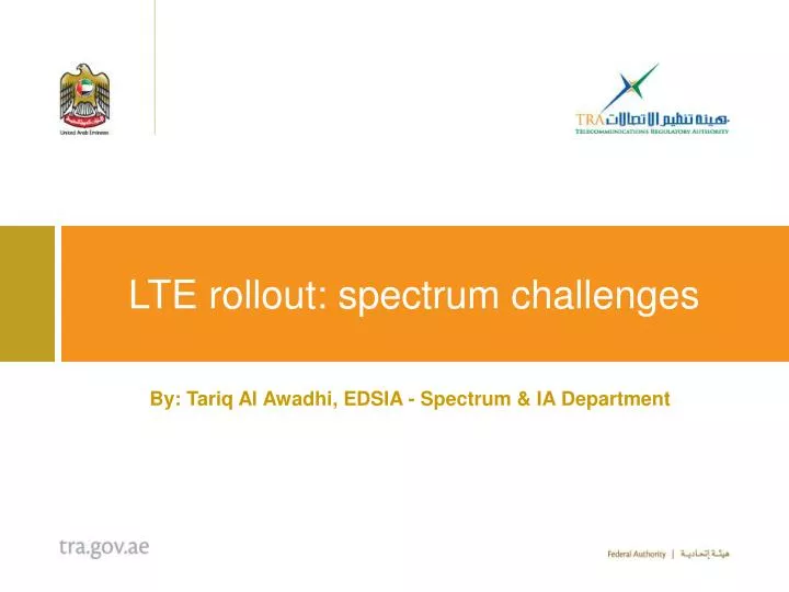 lte rollout spectrum challenges