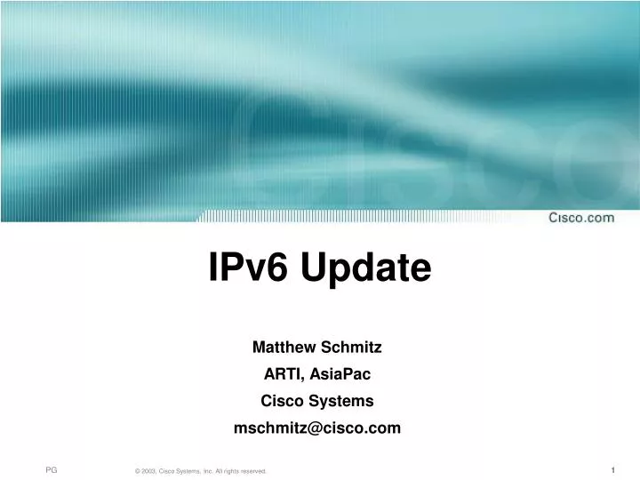 ipv6 update