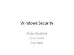 Windows Security - slide 1