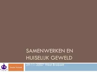 samenwerken en huiselijk geweld