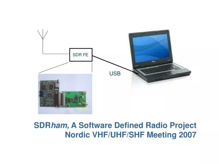 sdr ham a software defined radio project nordic vhf uhf shf meeting 2007