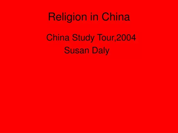 religion in china