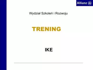 trening