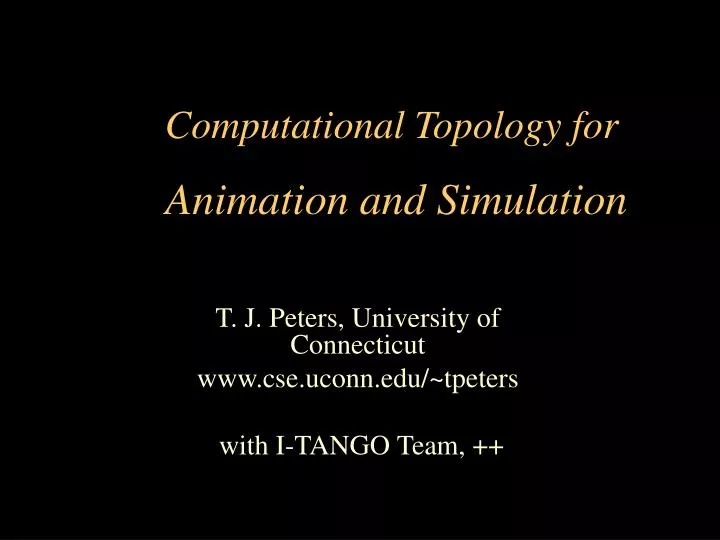 computational topology for