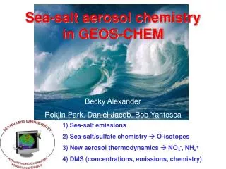Sea-salt aerosol chemistry in GEOS-CHEM