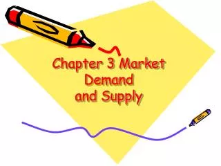 Chapter 3 Market Demand and Supply