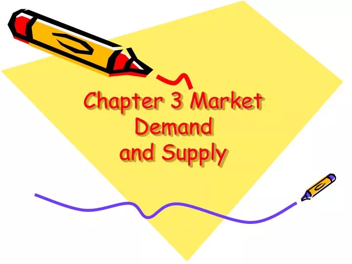 chapter 3 market demand and supply