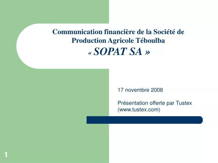 communication financi re de la soci t de production agricole t boulba sopat sa