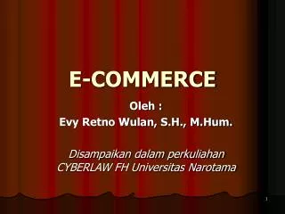 e commerce