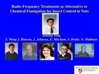 Radio Frequency Treatments as Alternative to Chemical Fumigation for Insect Control in Nuts
