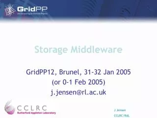 Storage Middleware