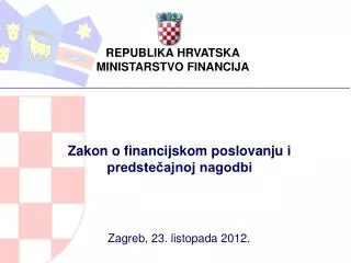 zakon o financijskom poslovanju i predste ajnoj nagodbi