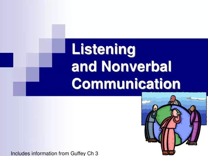 listening and nonverbal communication