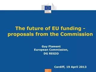 The future of EU funding - proposals from the Commission