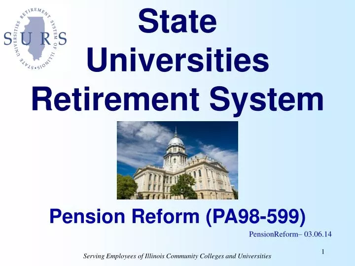 state universities retirement system